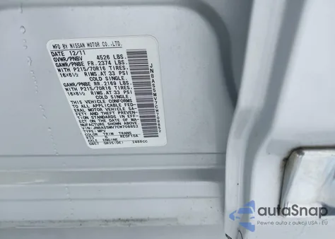 2012 Nissan Rogue S из США, поврежденный, VIN JN8AS5MV7CW708852